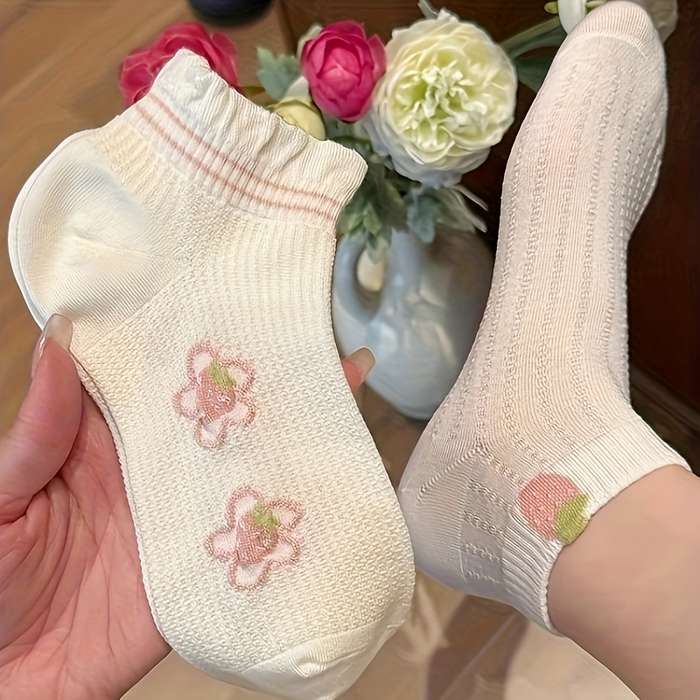 5 Pairs Mixed Color One Size High Elastic Socks