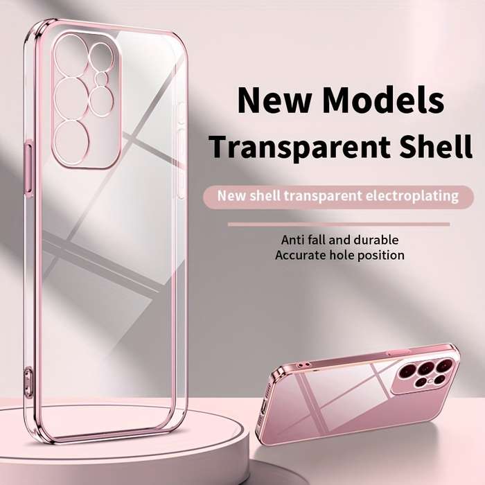 1pc Pink Color For Samsung Galaxy S22 Ultra 5G Phone Cases