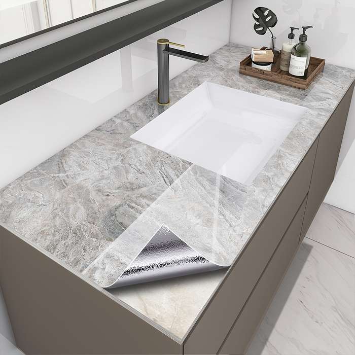 1PC Wall StickersGrey Secret Seal60cm WideX5m Long