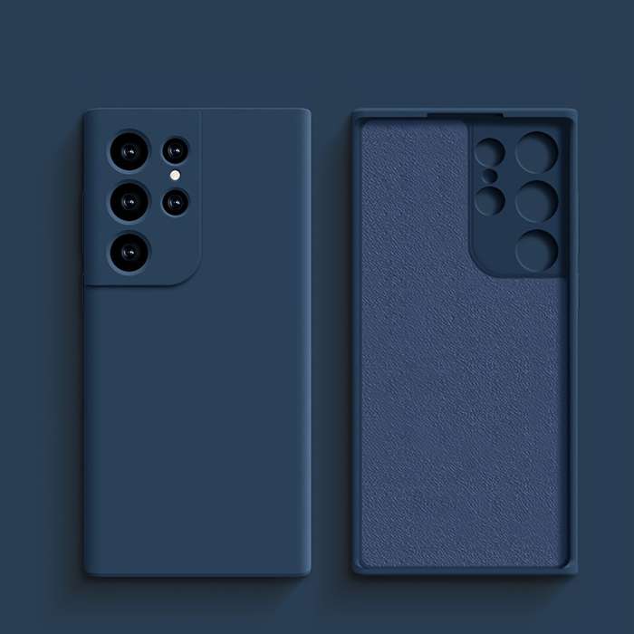1pc Deep Blue For Samsung Galaxy S21 Ultra 5G Phone Cases