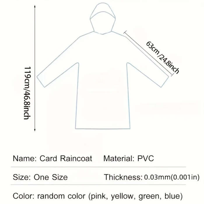 10 Portable Emergency Raincoats