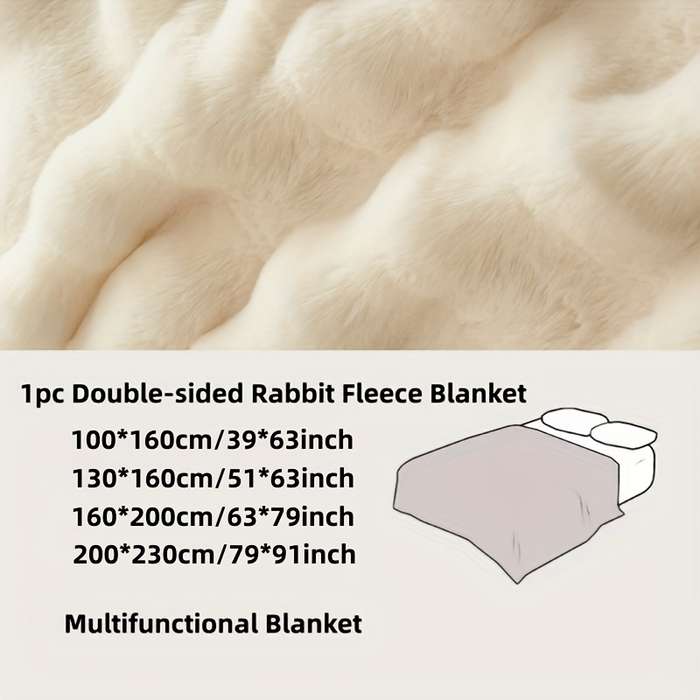 1ps Blanket Color Dark Gray size 200x230cm