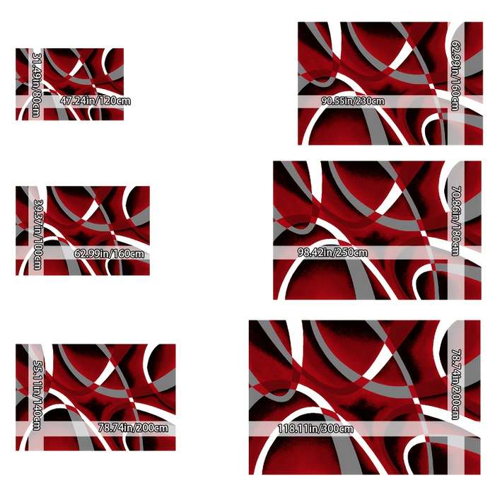 1Pc 55x79inch 140x200cm Floor Mat