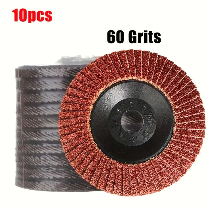 10 Pcs 4" Abrasive Grinding Discs