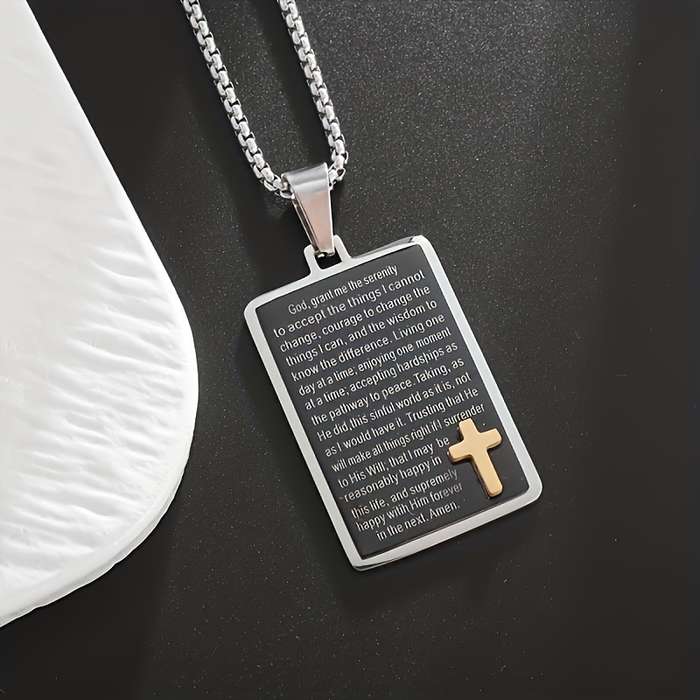 1 Piece Silvery Jesus Theme Pendant