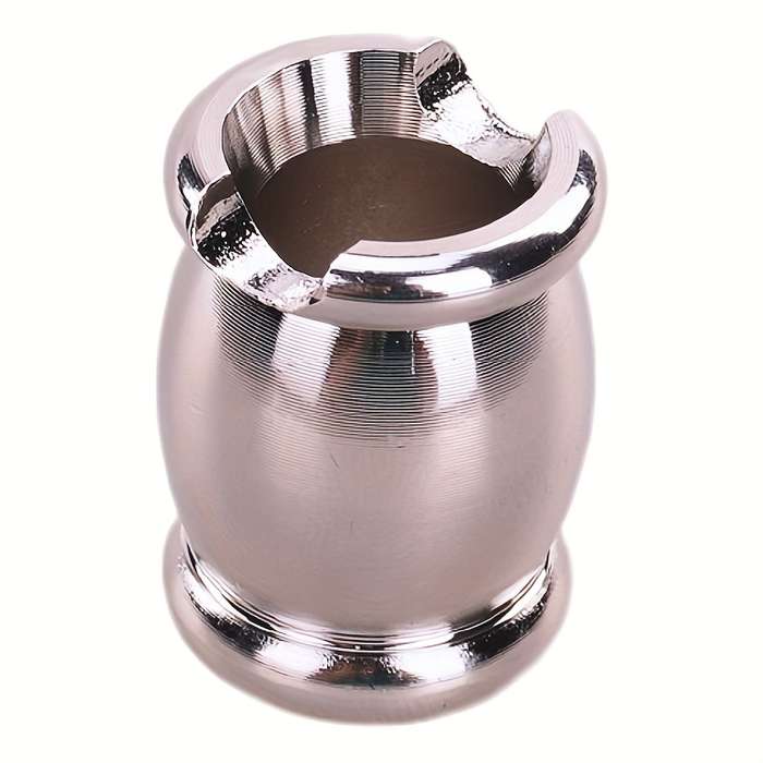 1pc Contemporary Metal Ashtray Irregular Shape Aluminum No Electricity Needed Smoke Ashtray