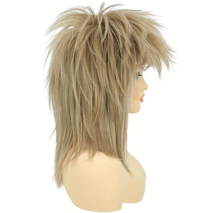 1Pc Blonde 35.56cm Fashion Design Wig