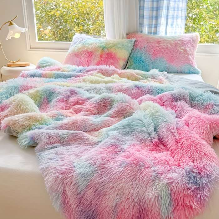 1ps Blanket Color Blue Green size 200x230cm