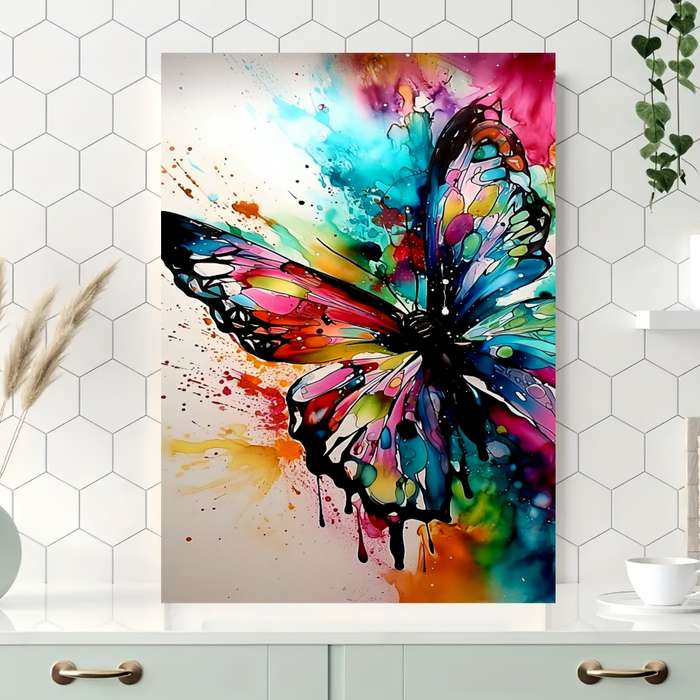 1000pcs Premium Butterfly Jigsaw Puzzle Thick Durable Adult Puzzle with Vibrant Wa