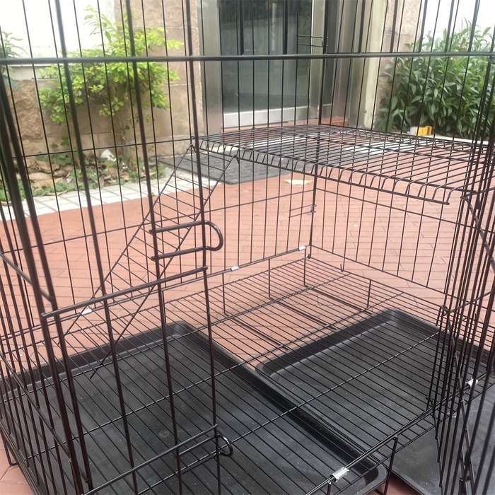 1pc Car Cage - Gray + Cat Litter T size One Size Fits AllPet Cage