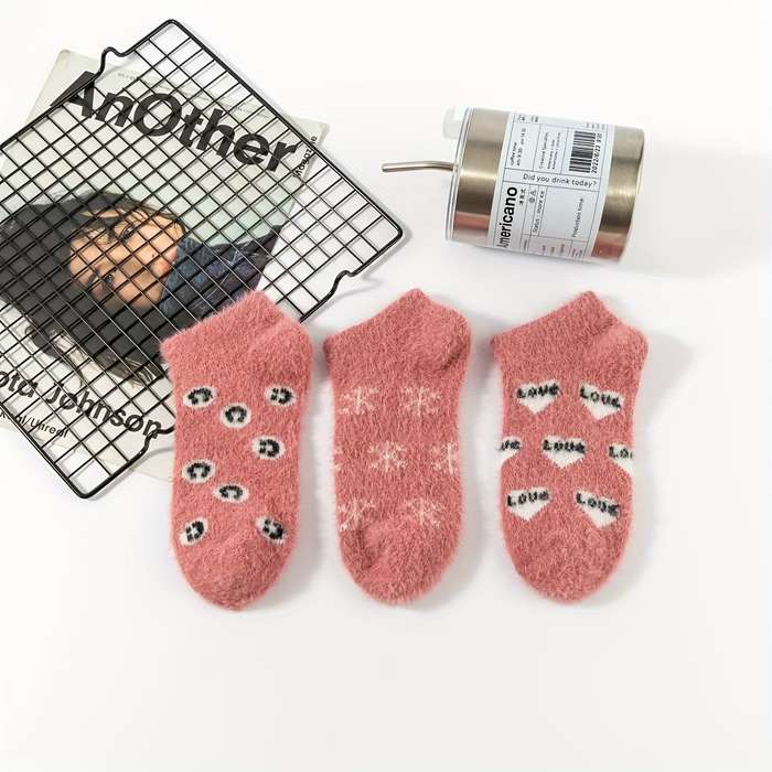 Sock 5 Pairs Of Snowflake Series  One Size