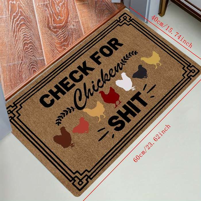 1Pc 15.75x23.62inch 40x60cm Floor Mat