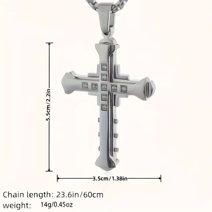 1 Piece Black Jesus Theme Pendant