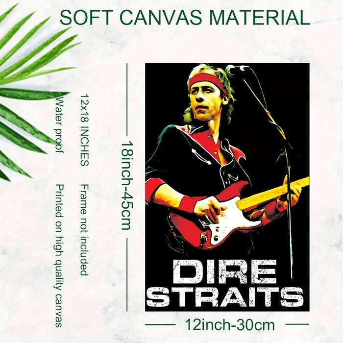1pc  Frameless Dire Straits Sultans of Swing Music Canvas Poster Wall Art Vibrant Rock Band Pr