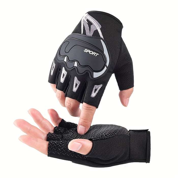 1 Pair Red One Size Outdoor Sports Gloves