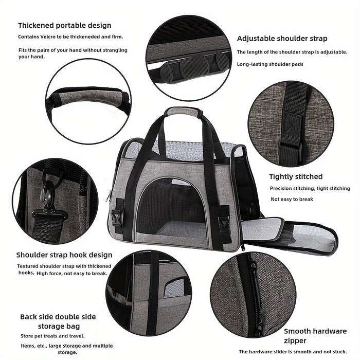 1pc Black Pet Bag