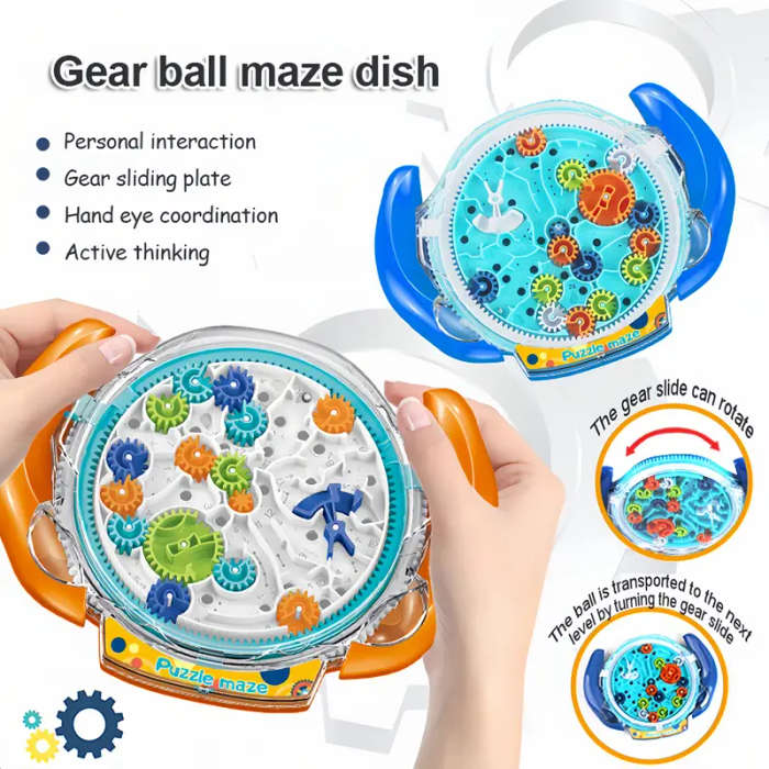3D Puzzle Maze Toy Orange