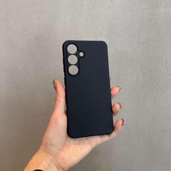 1pc Black For Samsung Galaxy S25 Phone Cases