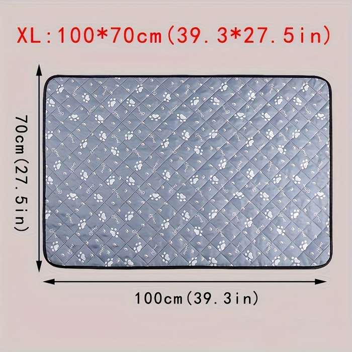 1piece Light Blue Dog Paw Cooling Pad