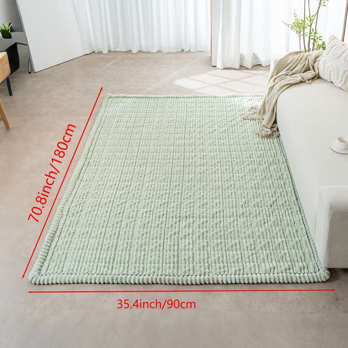 1Pc Green 90x180cm 35.4x70.8inch Floor Mat