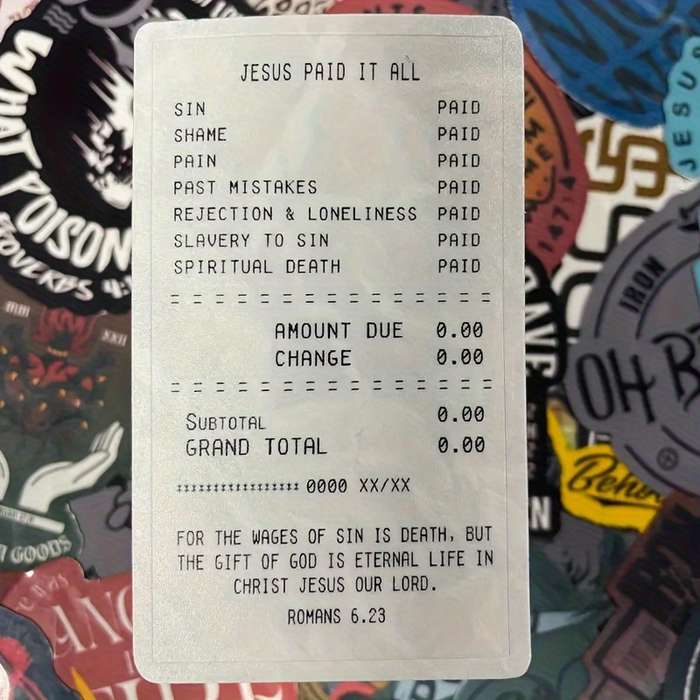 1pc Religion Jesus Christian Themed Stickers