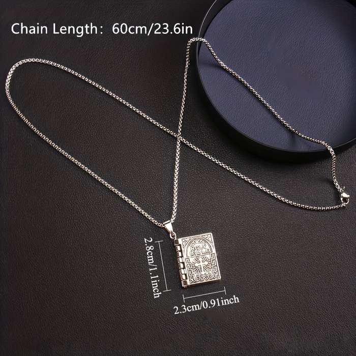 1 Piece Golden Jesus Theme Pendant