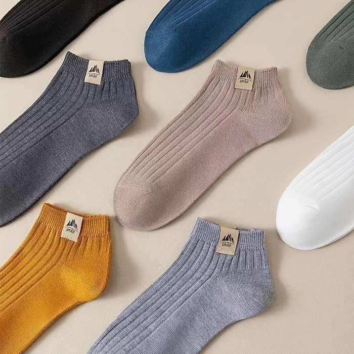 6 Pairs Mixed Pack One Size High Elastic Socks