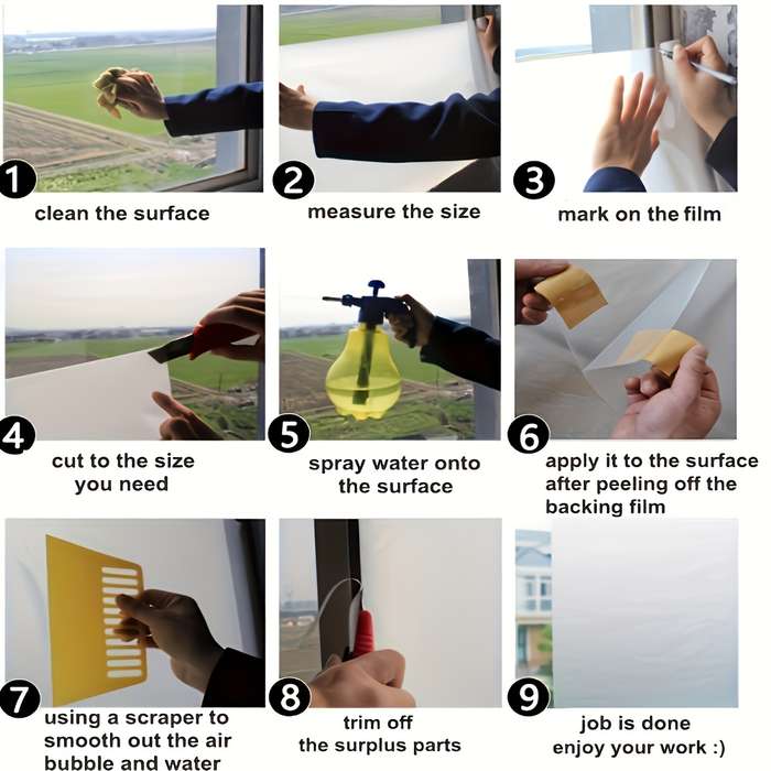 1pc Black Size 15.74inx118.11in 40cmx3m Door And Window Stickers
