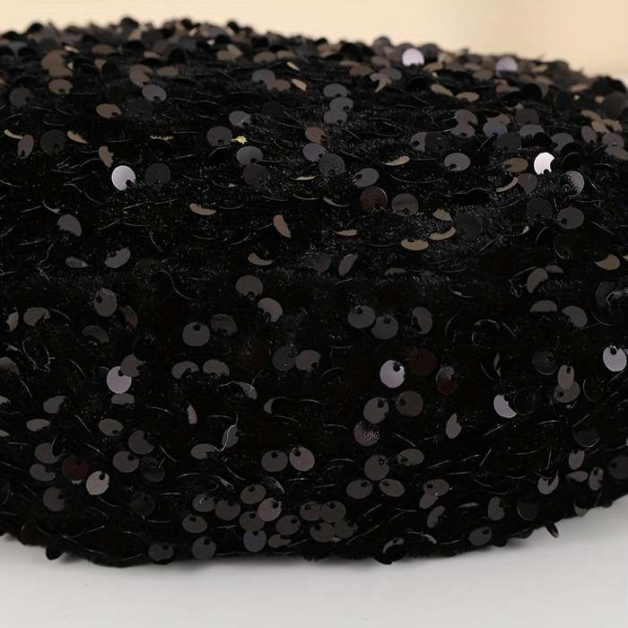 1pc Korean version of fashion canary glitter beret suitable for ladies stage performance outdoor co