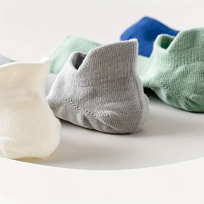 7 Pairs Color Mixing One Size High Elastic Socks