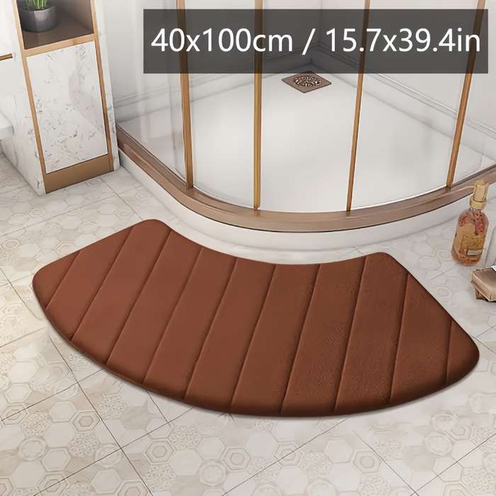 1Pc Coffee Color 40x100cm Floor Mat