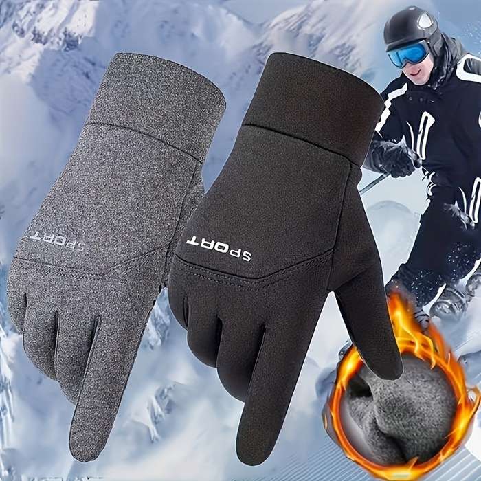 1 Pair Black Size M Outdoor Sports Gloves