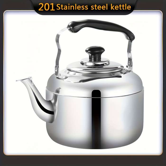 1pc 4L Stainless Steel Large Capacity Teapot Commercial Tea Kettle Tea Pot Induction Cooker
