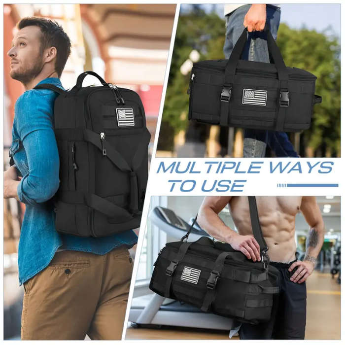 Gym bags for men women with shoe compartment 3in1 carry on bag travel