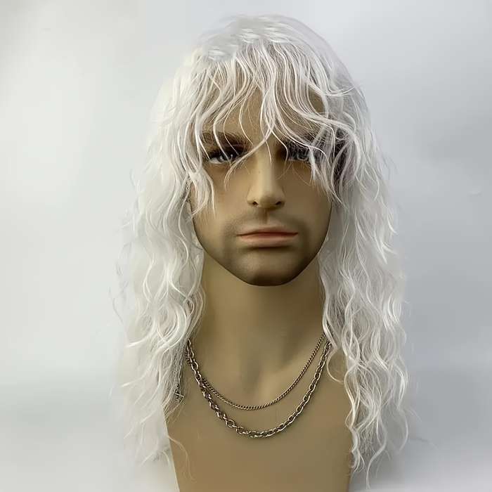 1Pc White Fashion Design Wig
