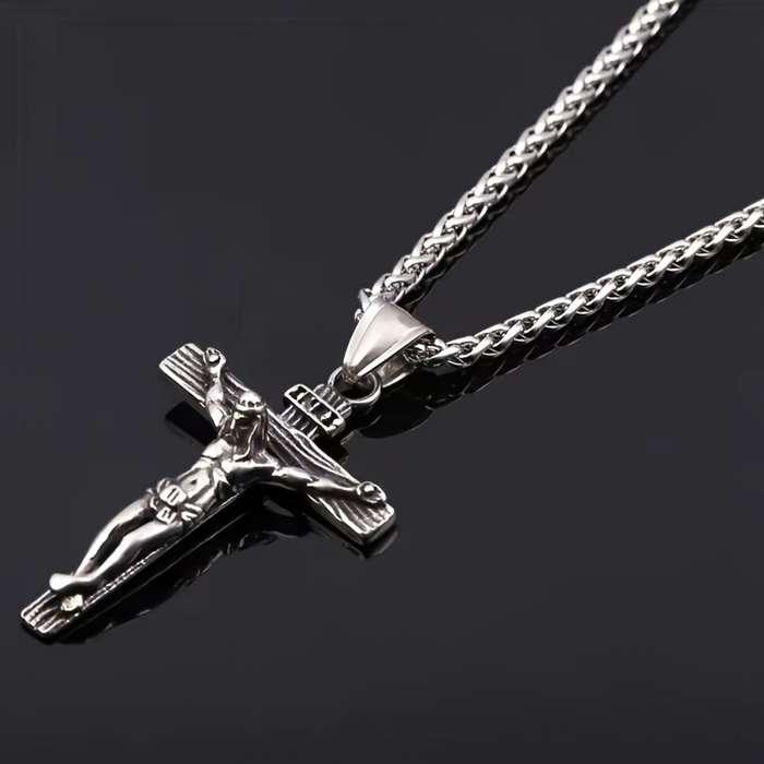 1 Piece Golden Jesus Theme Pendant