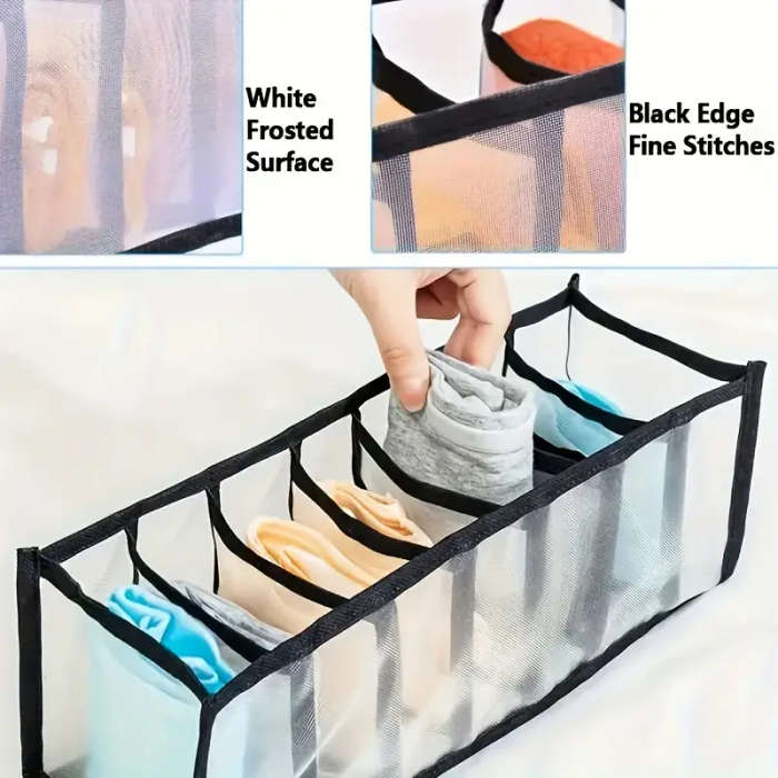 Set of Three Non-Woven Fabric Storage Boxes