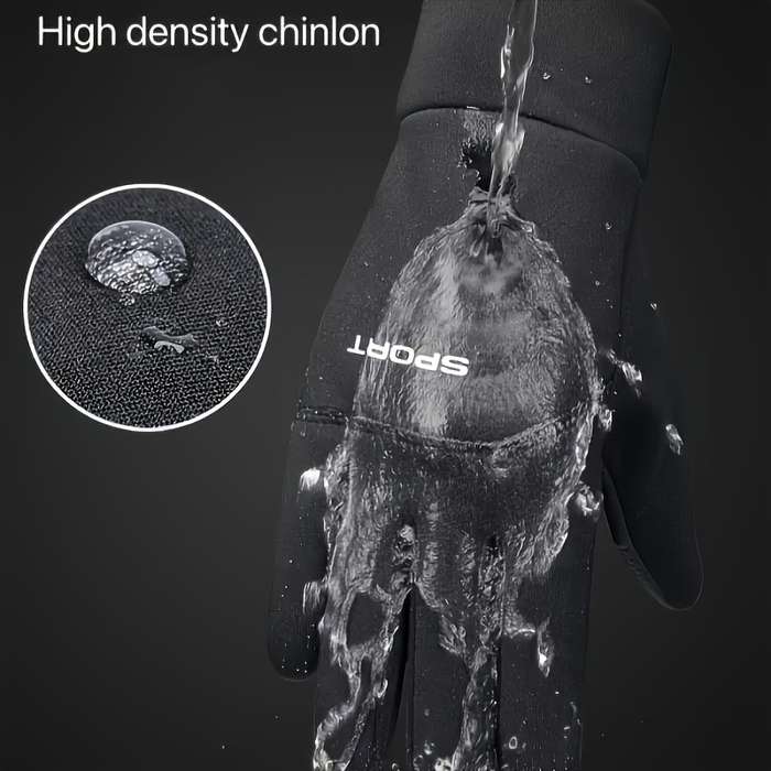 1 Pair Black Size M Outdoor Sports Gloves