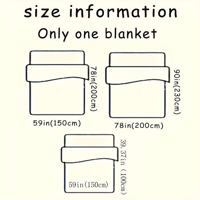 1ps Blanket Color Bright Yellow size 150x200cm