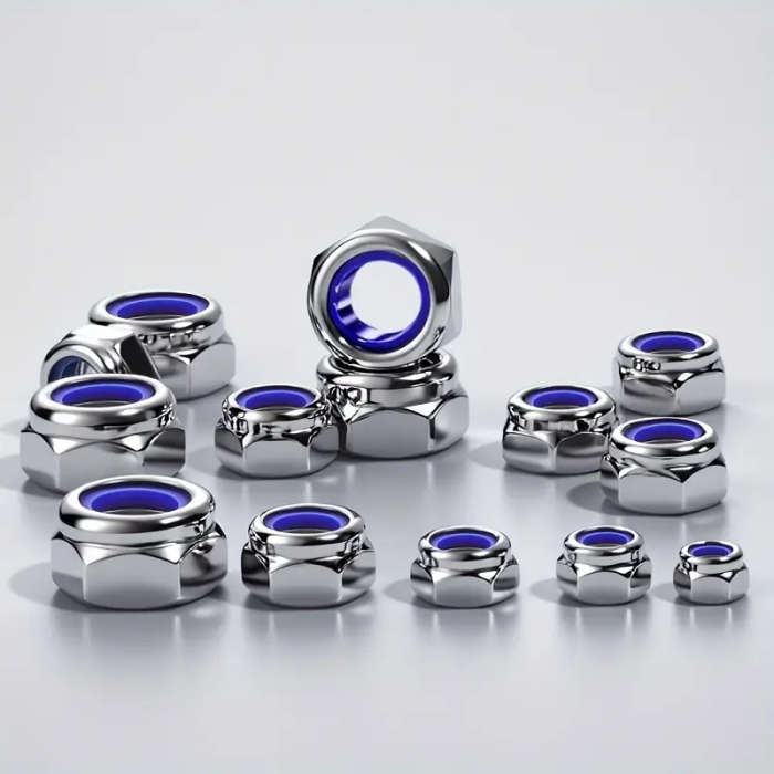 210 Pieces Of Anti-Lock Hexagon Nuts