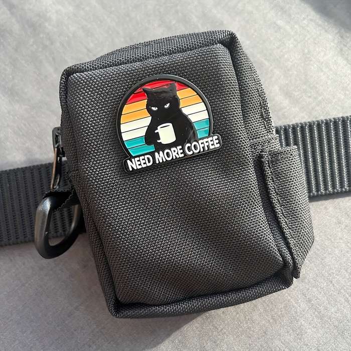 1pc Original Canvas Storage Bag Coin Purse Card Holder Belt Bag Mini Hanging Pouch for Running
