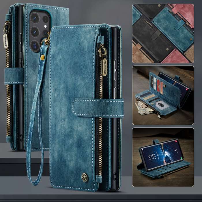 1pc Blue For Samsung Galaxy S24 Ultra Phone Cases