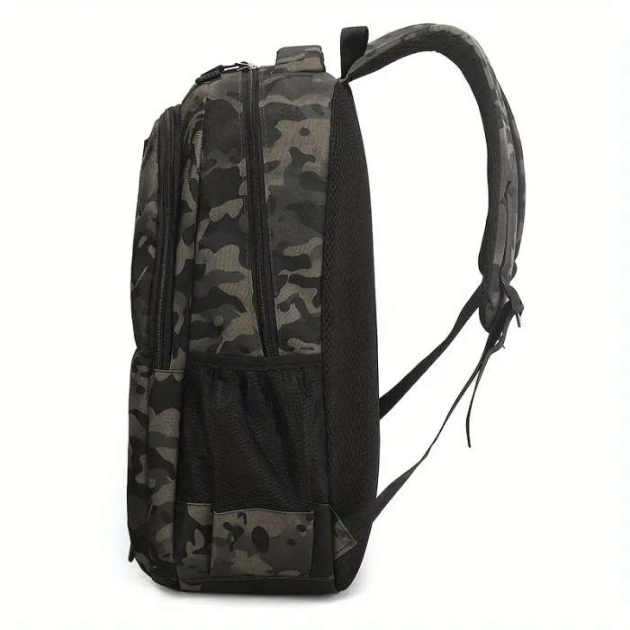 1pc Sleek Urban Men's Versatile Backpack for Travel Camping Cycling Large Capacity Business Laptop