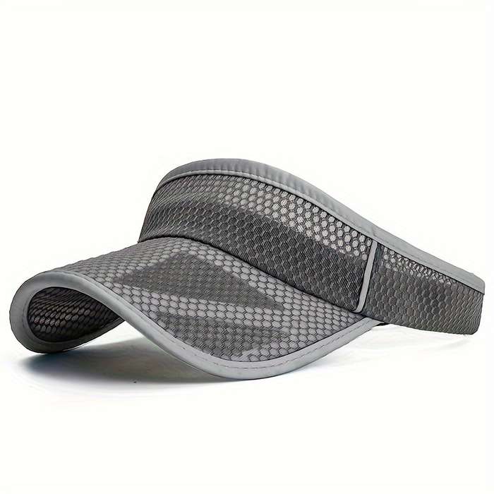 1pc Women's Summer Mesh Sun Visor Hat With Extended Brim Men's Brimless Peaked Cap Breathable UV