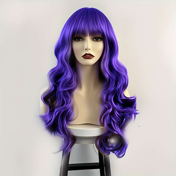 1Pc Rose Red 50.8cm Fashion Design Wig