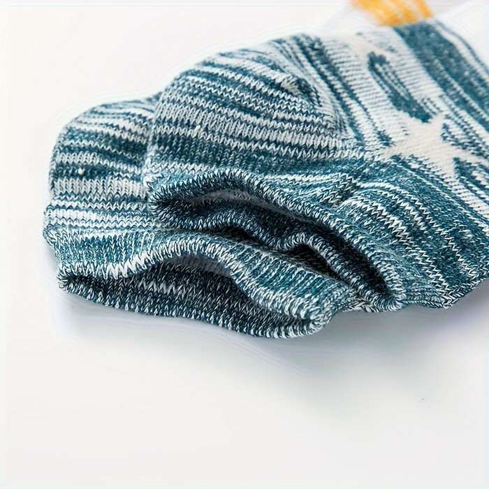 5 Pairs Mixed Color One Size High Elastic Socks