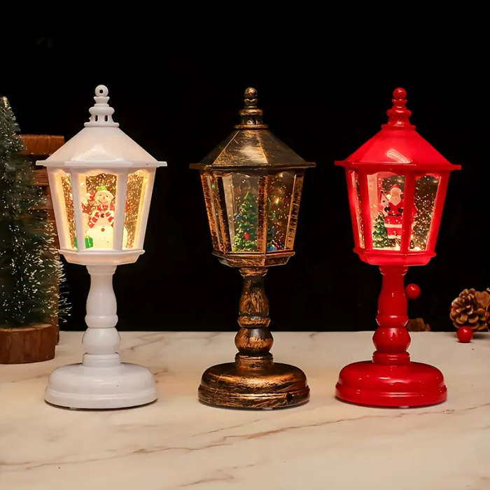 Santa Claus Crystal Night Light With Music