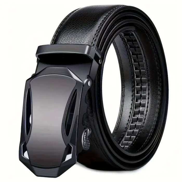 2 Men's Automatic Buckle Belts 130cm
