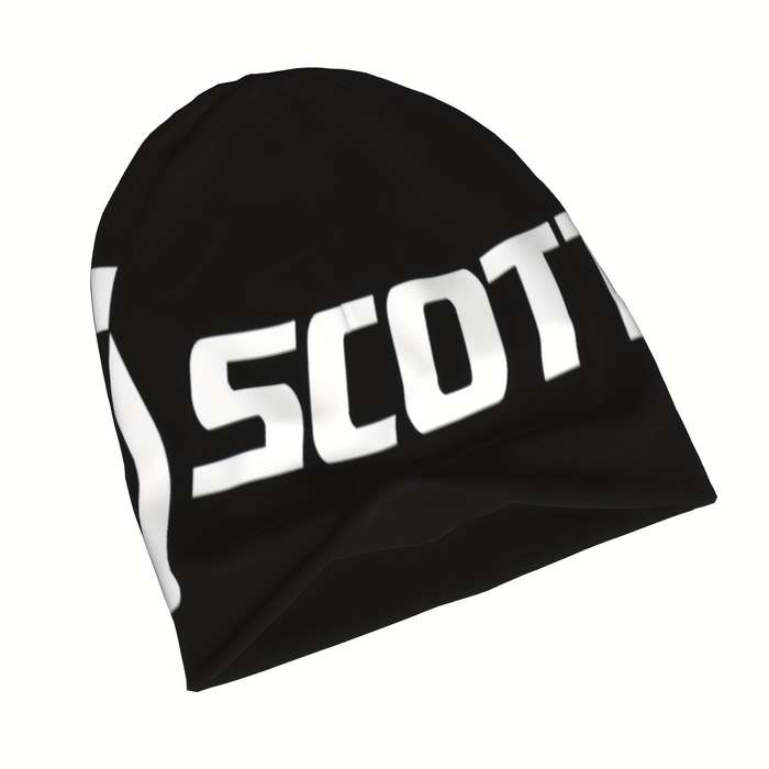 1pc Scott Beanie Hat Soft Polyester Blend Non-Woven Funky Style Stretchable Thin Bonnet for