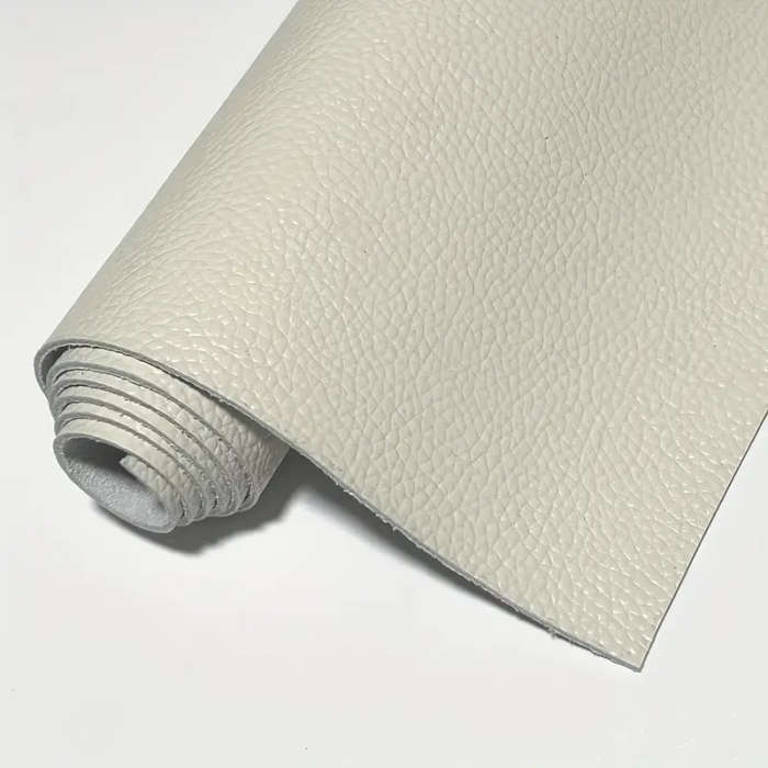 1 Piece Of Faux Leather Beige